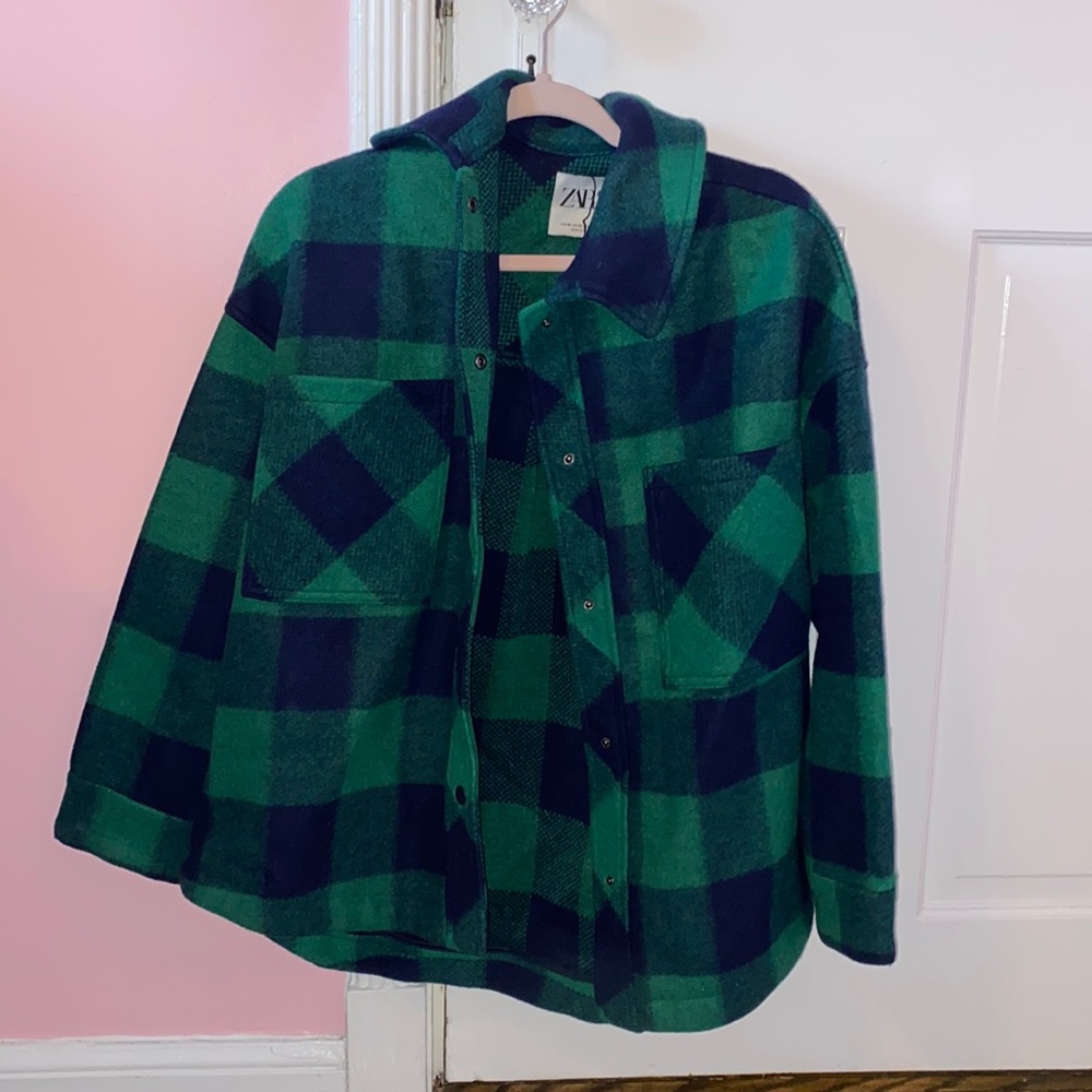 zara fleece jacket